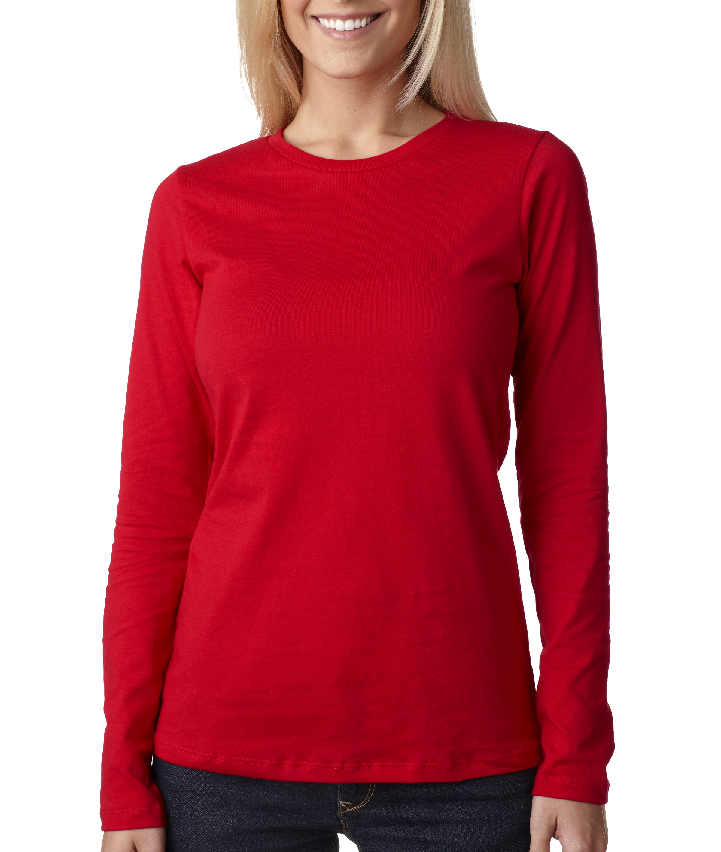 ladies red t shirt