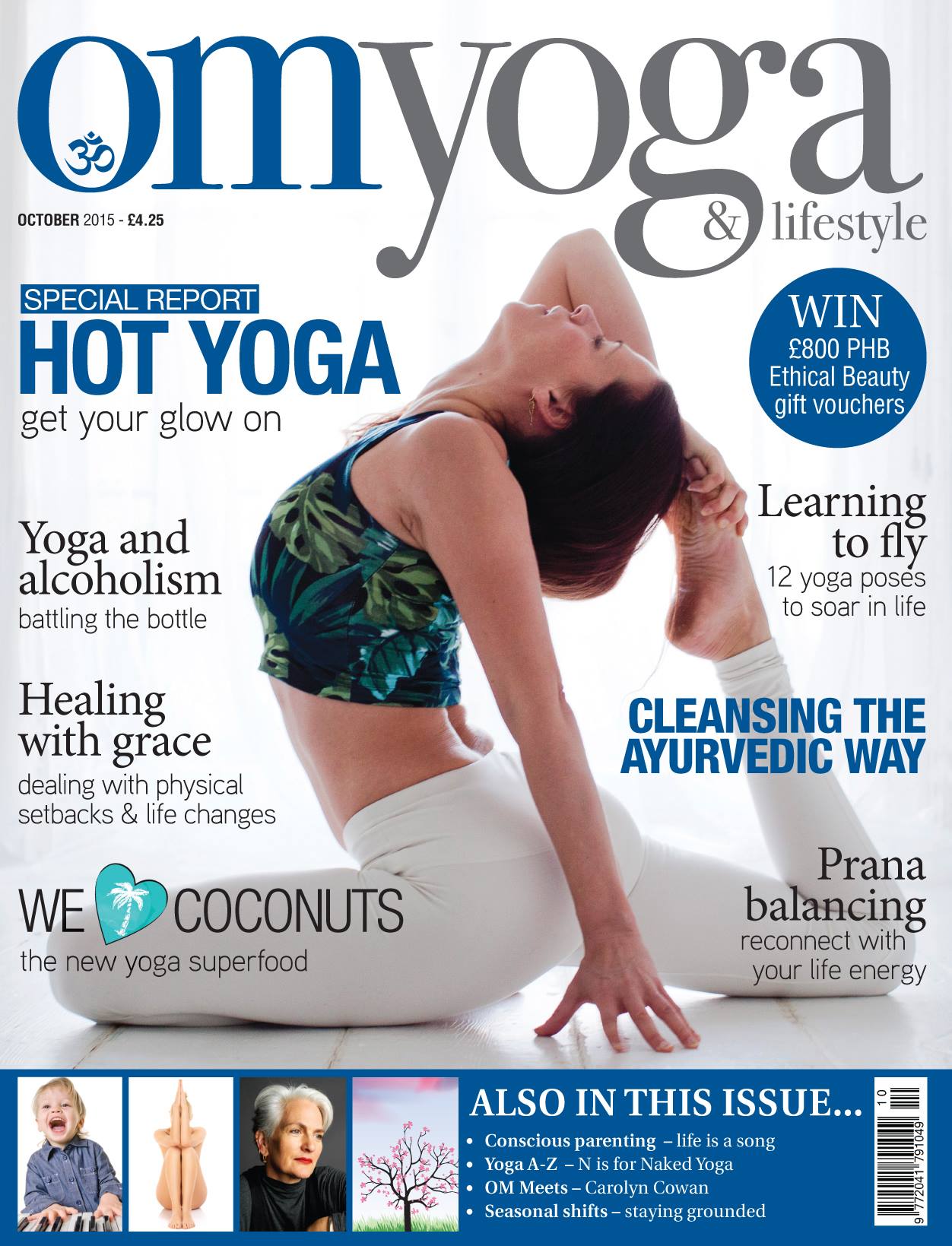 Om Yoga Magazine Cover Shot Naomi Absalom Yoga
