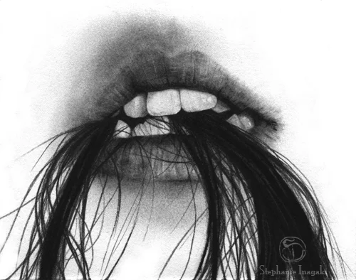 Mouth Studies - Hair