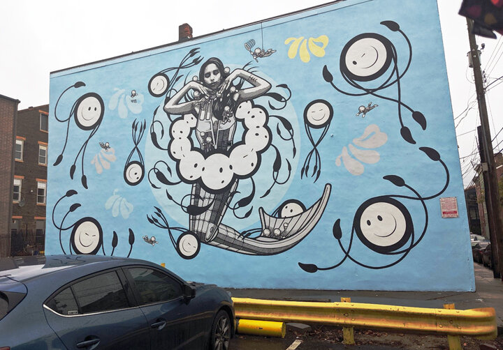 London Police Mural -Blink Cincinnati 2019