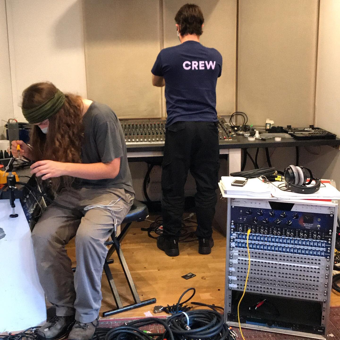 Install day number ?? We&rsquo;re working hard to get the studio back up and running to get back to recording! #recordingstudio #studio #sessions #soldering #ipswich #maintenance