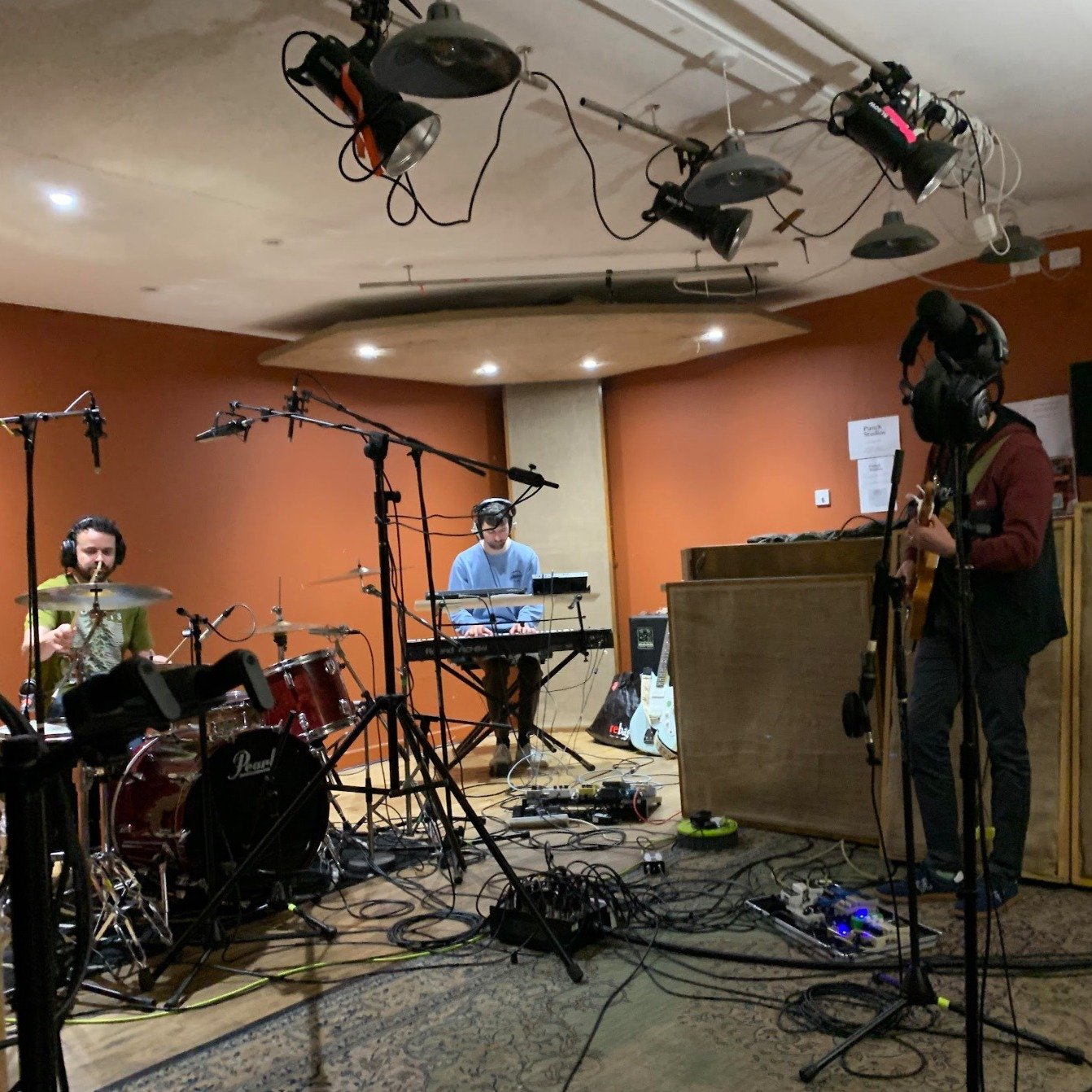 @biggreysky in Punch 1 this weekend, for their second recording session. You can hear a couple of the tracks from their first session on the Punch Studios Showreel playlist on Spotify, linked in our bio.