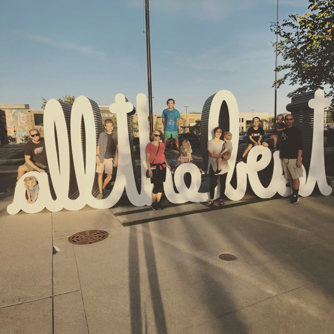     Matthew Hoffman All the Best sculpture interactive public artwork Vernon Hills Illinois