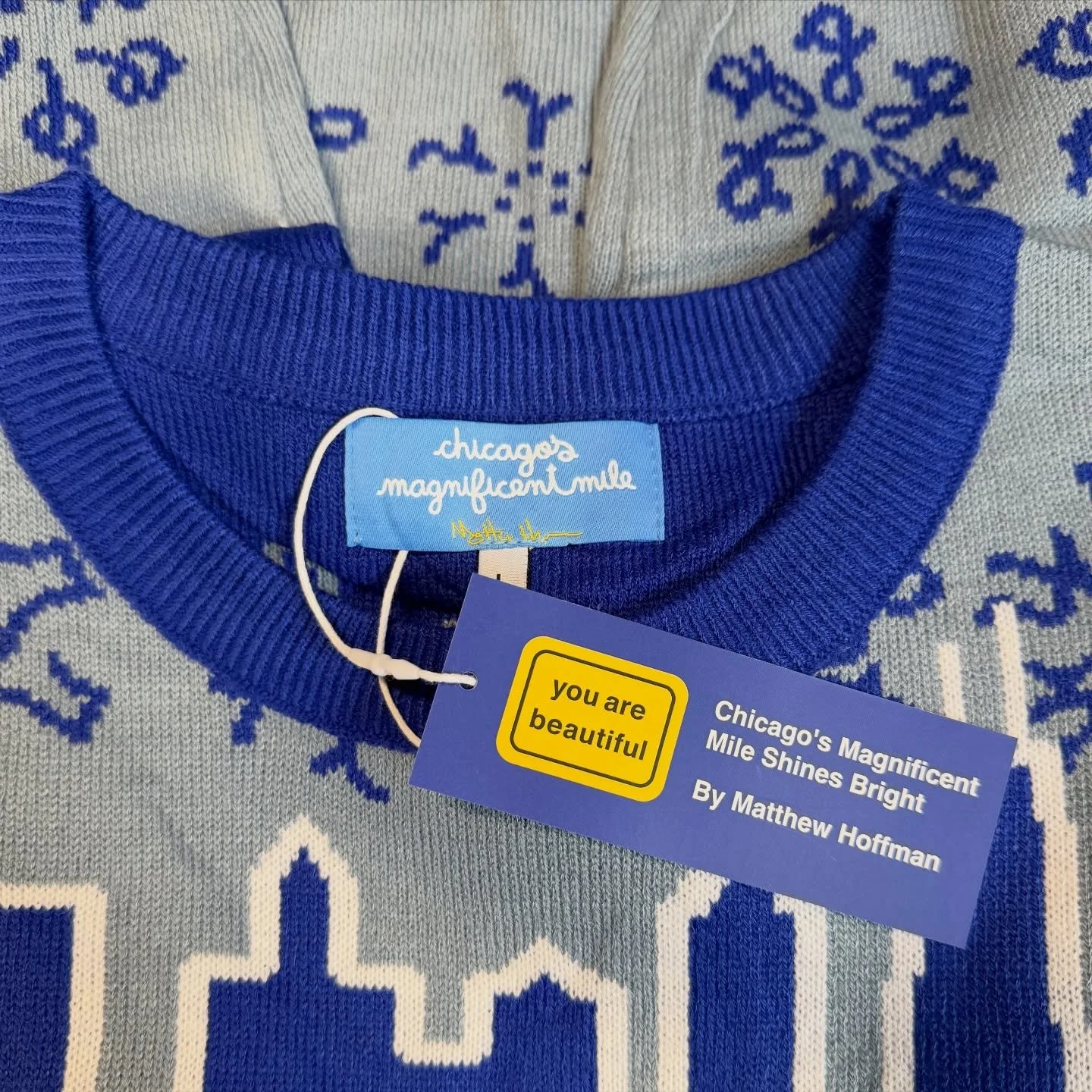 I was honored to design the &ldquo;Chicago Shines Bright&rdquo; sweater &amp; theme for this year&rsquo;s Wintrust Magnificent Mile Lights Festival.

Chicago shines because of you :)