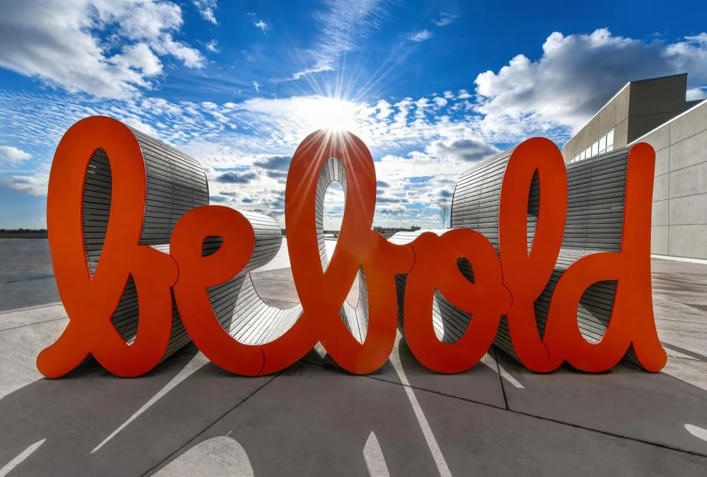 At first glance, this piece can be hard to read.

That&rsquo;s intentional.

Last week, a Reddit was posted to decode the piece:
https://www.reddit.com/r/whatisit/comments/1s69nah/whats_this_sign_say/

Last year, a TikTok video gained traction readin