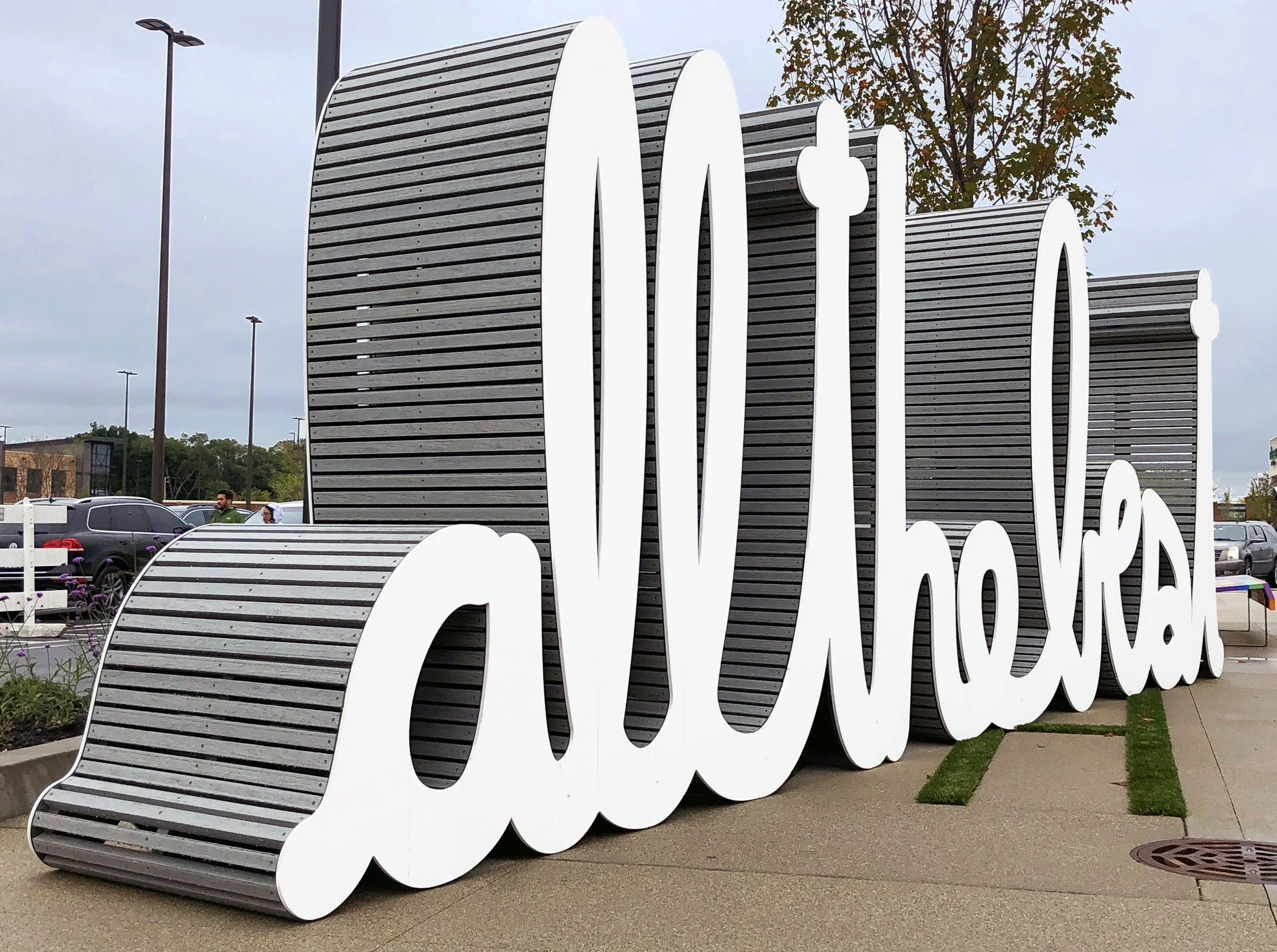 Matthew Hoffman All the Best sculpture Vernon Hills Illinois Mellody Farm public art installation