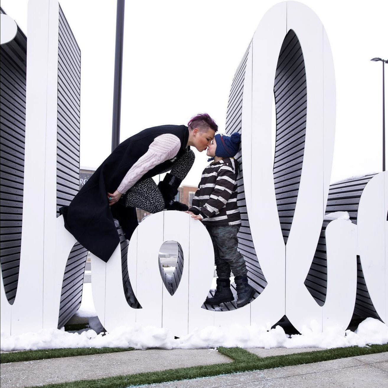     Matthew Hoffman All the Best sculpture interactive public artwork Vernon Hills Illinois