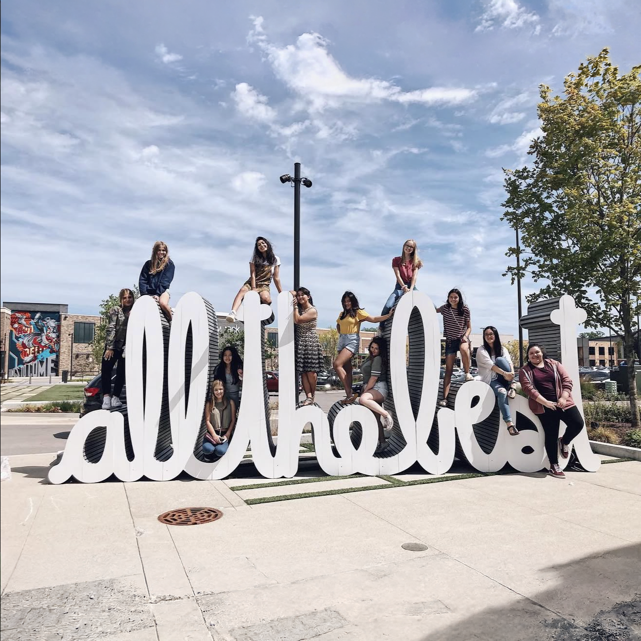     Matthew Hoffman All the Best sculpture interactive public artwork Vernon Hills Illinois