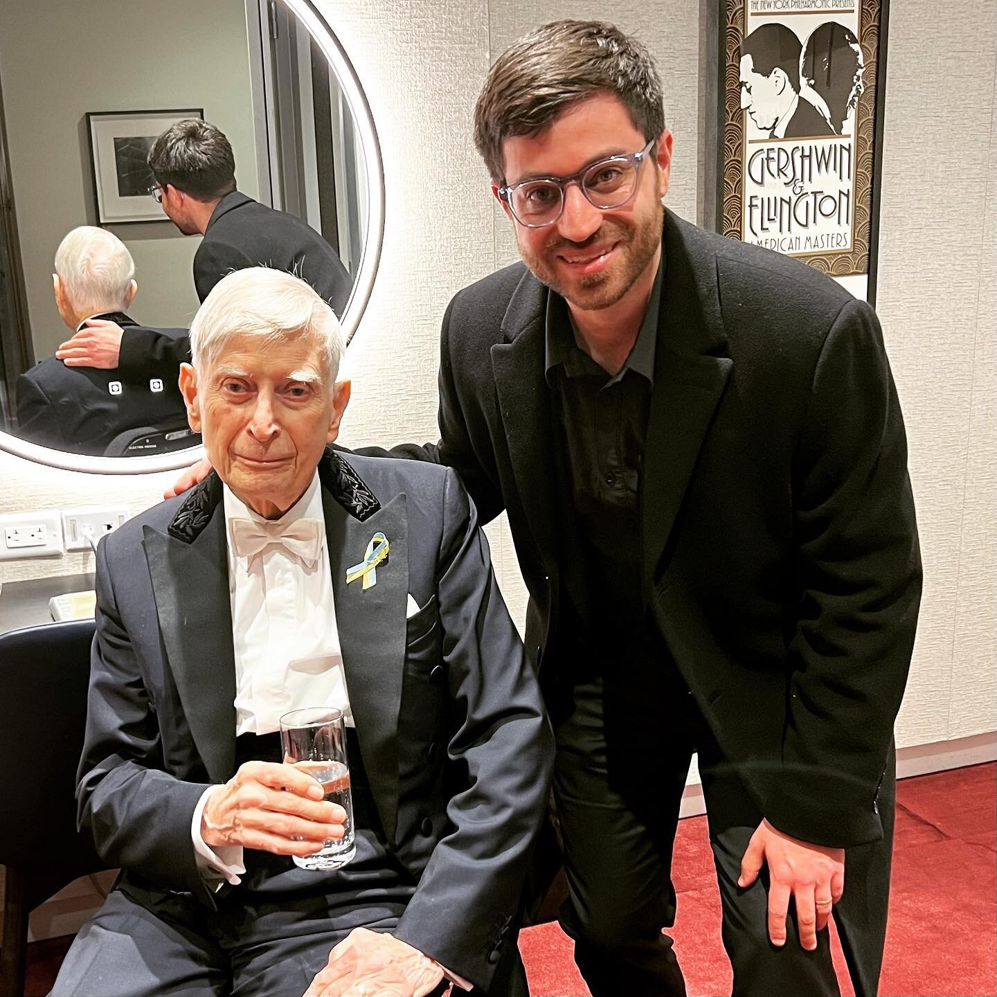 What a wonderful week in New York assisting the indefatigable Herbert Blomstedt with @nyphilharmonic ! Before the final concert last night I asked if he had any last-minute requests I could pass on to any of the musicians, to which he responded: &ldq