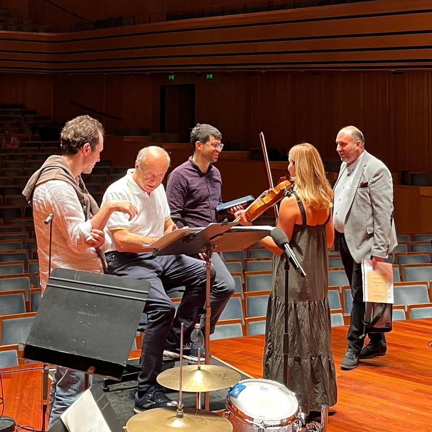 Started off a new season with a quick trip to Budapest to assist Ivan Fischer and the @budfestivalorch at @mupabudapest , followed by a quick tour stop at @bozarbrussels ! Ivan premiered his new violin concerto, &ldquo;Dance Suite (In Memory of JS Ba