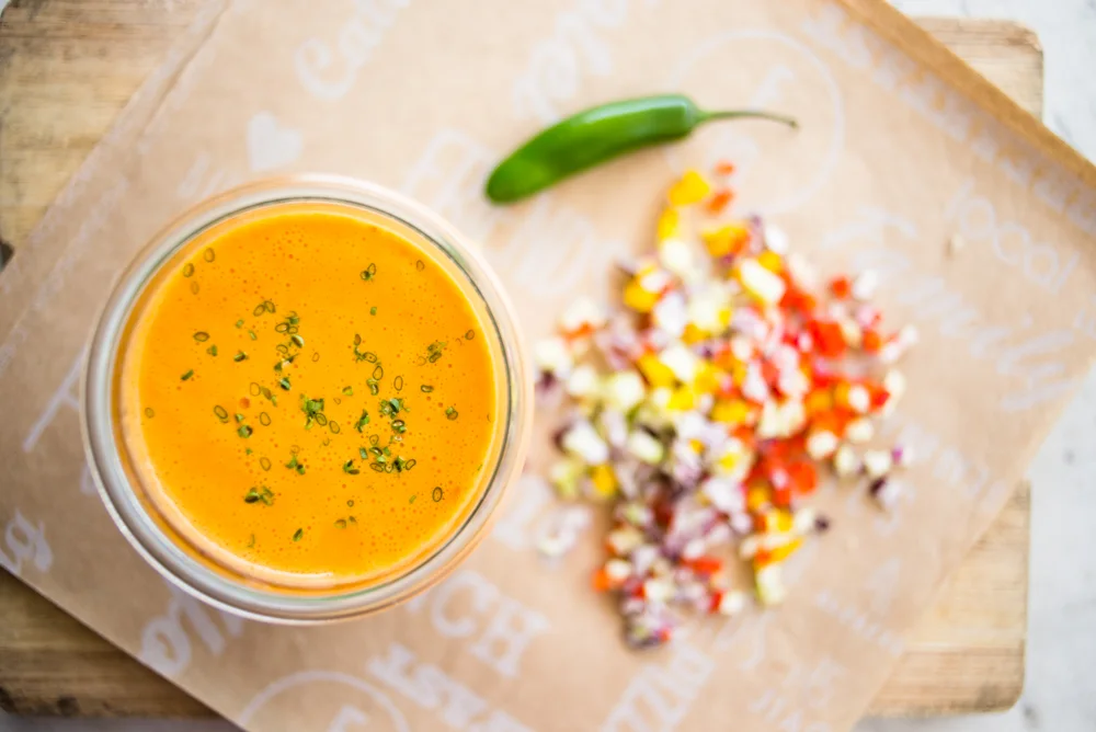 Summer Heirloom Gazpacho Recipe - Memorial Day Weekend