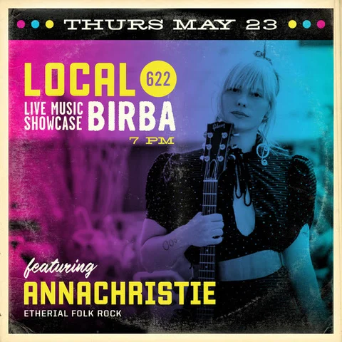 5/23 - AnnaChristie (Etherial Folk Rock) Annachristie has had a long romance singing in the subways of NYC sharing her music with the transient city traveling relentlessly with a vigor for adventure that you can taste when she sings. She is a true minstrel looking to sing you a song on the way, a siren luring you to look at the ocean. Links: https://www.facebook.com/annachristiemusic/ Music: annachristiesapphire.lnk.to/PictureOfYou