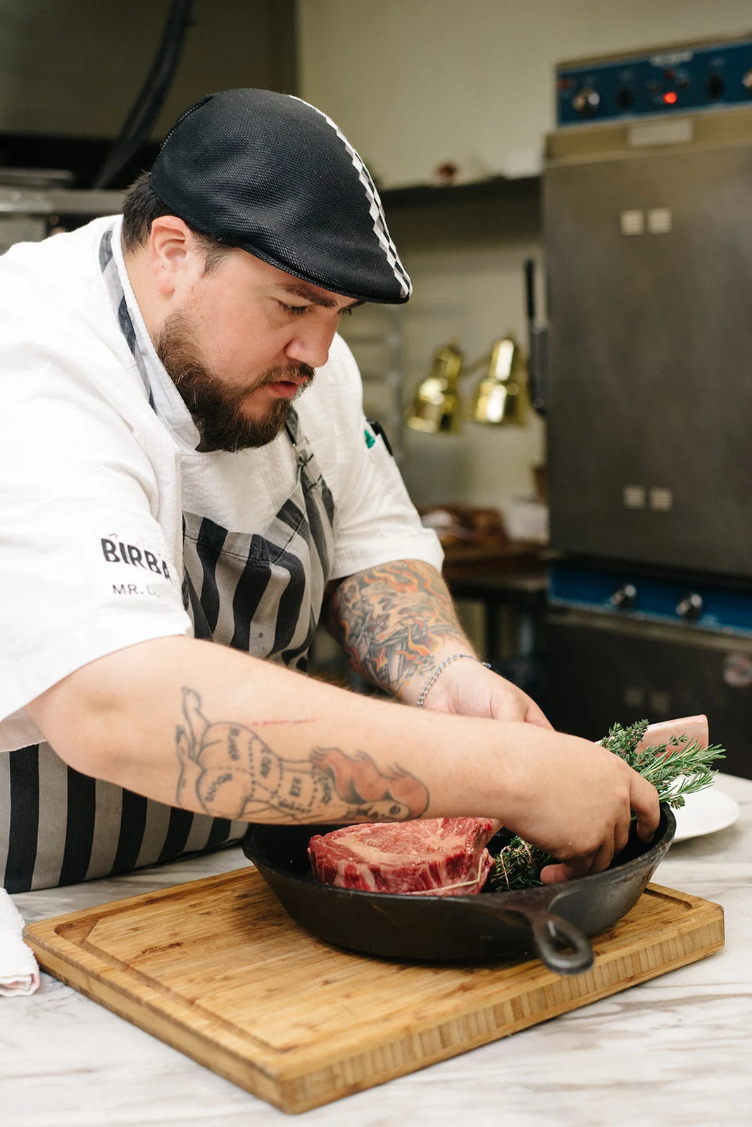 Behind the scenes with Chef Eddie at Mr. Lyon’s image credit: Sarah Dickenson