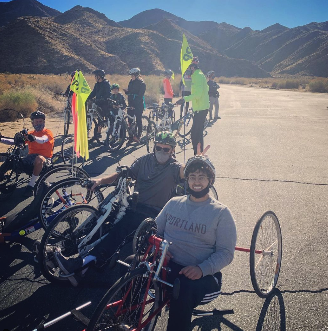 Indian Canyons ride with Palms to Pines Parasports