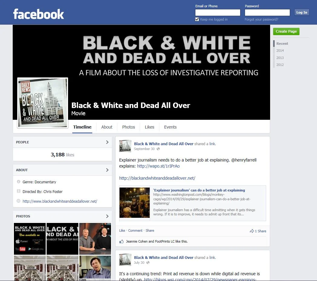 Black &amp; White and Dead All Over (Documentary Film)