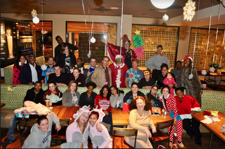 Celebrating Team CPK KOP with a Gift Card Rollout Holiday Party. PJs optional!&nbsp;