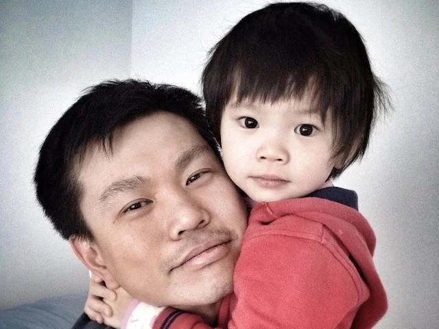 Allison Liao, right, with her father, Hsi-Pei Liao. Source : Facebook