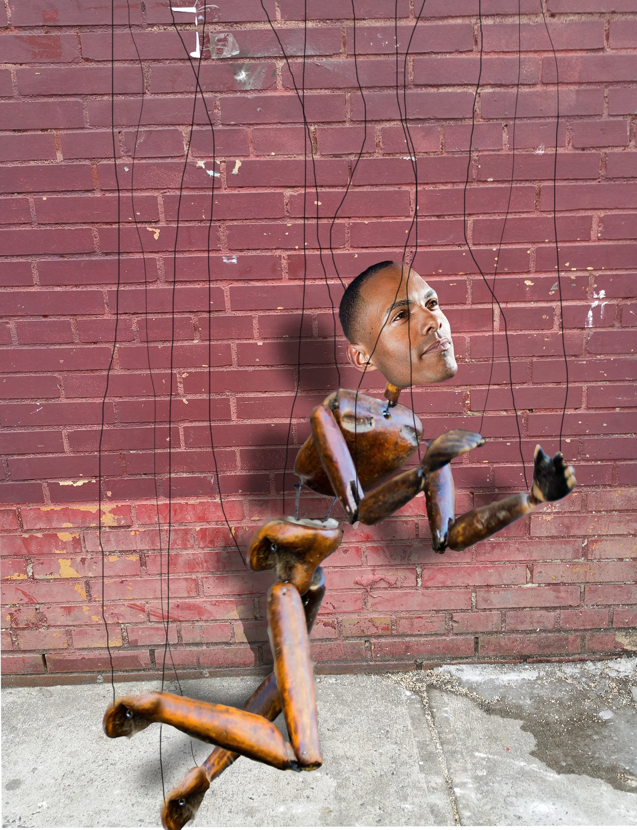 Councilmember Ritchie Torres , a marionette of real estate interests. Source : Photo Illustration by Progress Queens (Including an image CC 2.0 by Corteck)