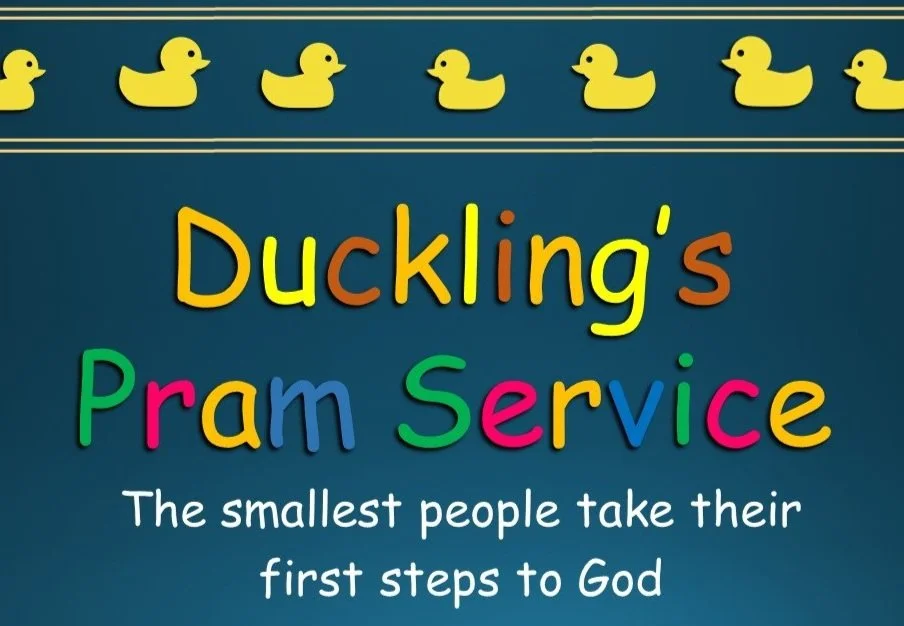 Ducklings Pram Service at St Dionysius