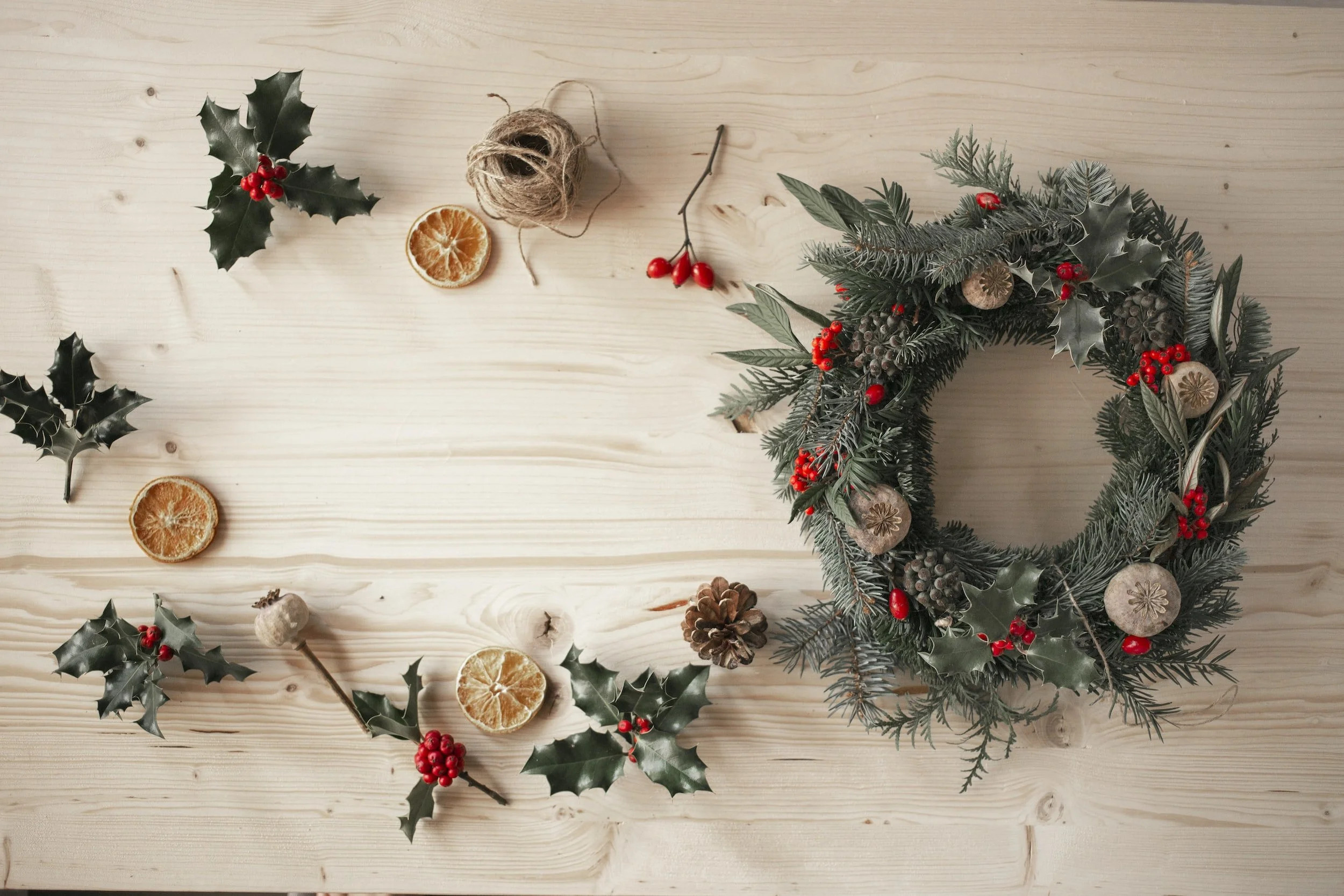 Christmas Wreath Making Evening at St Nicholas Church Hall - Now fully booked