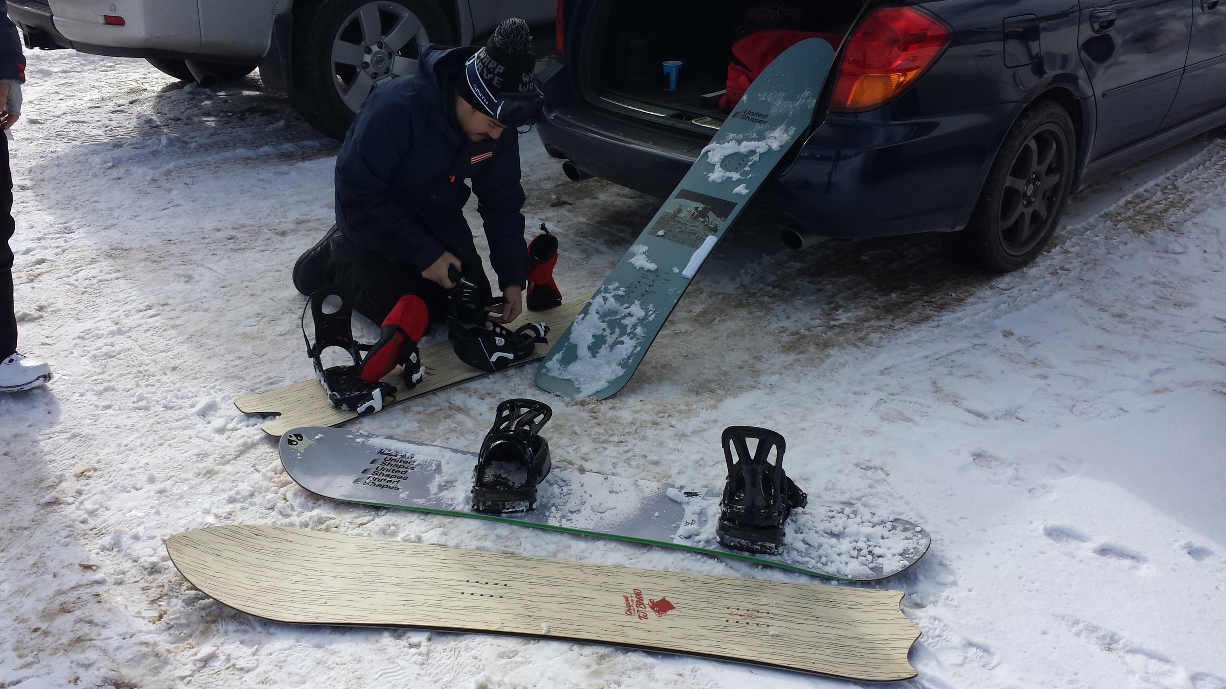 Switching it Up in the Powder Mountain Parking Lot