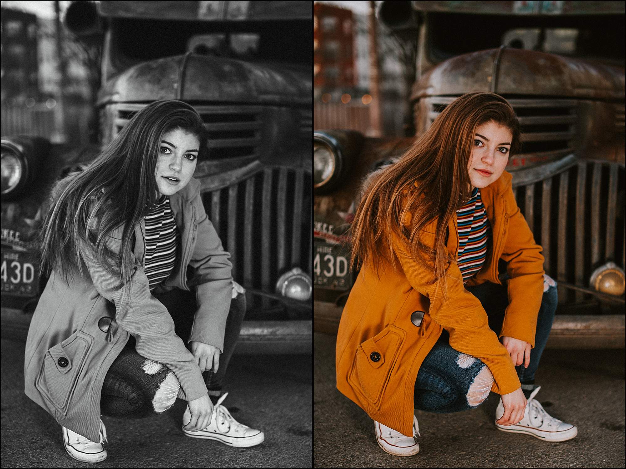 blackahdwhite-portrait-fashion