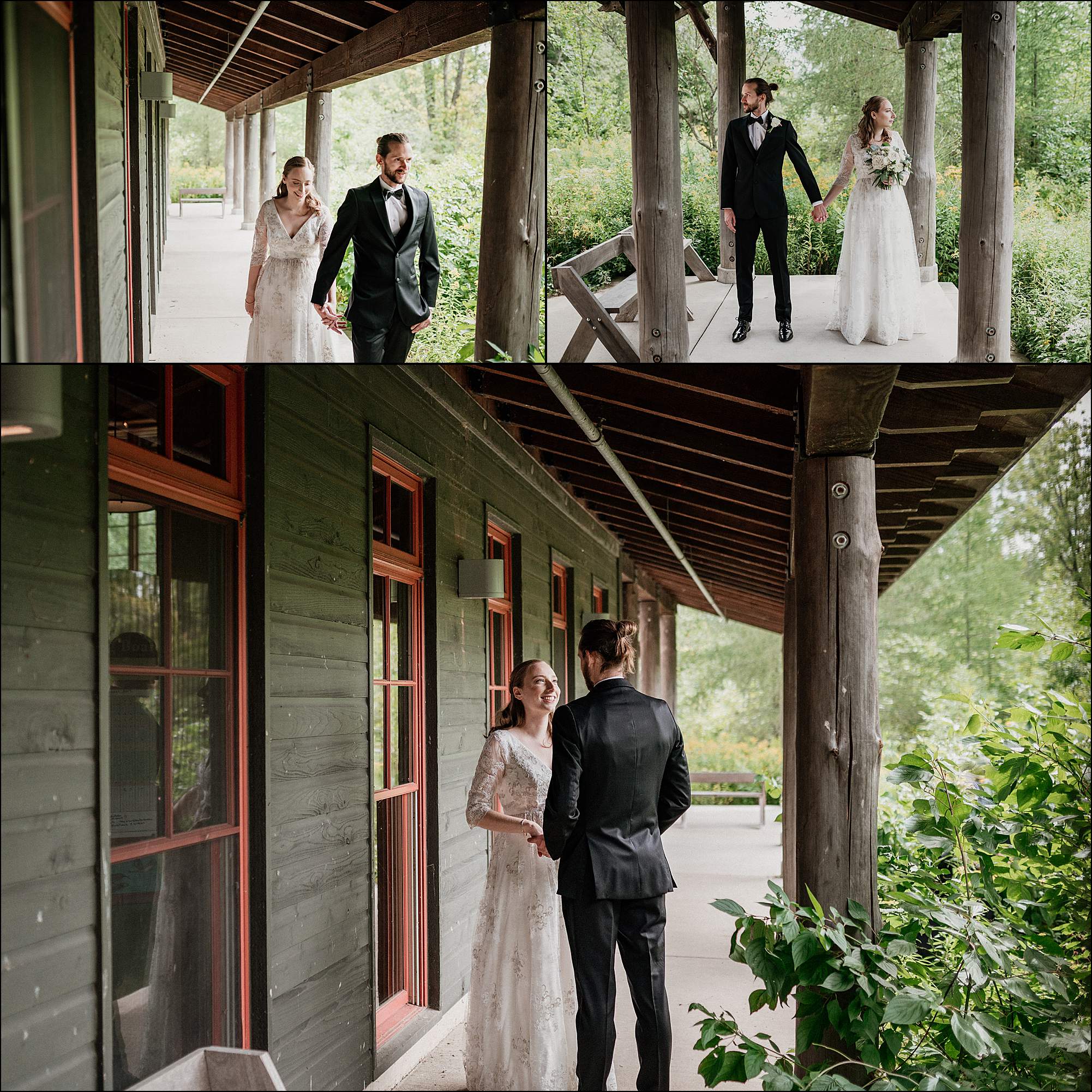Sneak Peek: Chris + Wesley's Wedding at the Schlitz Audubon Nature ...