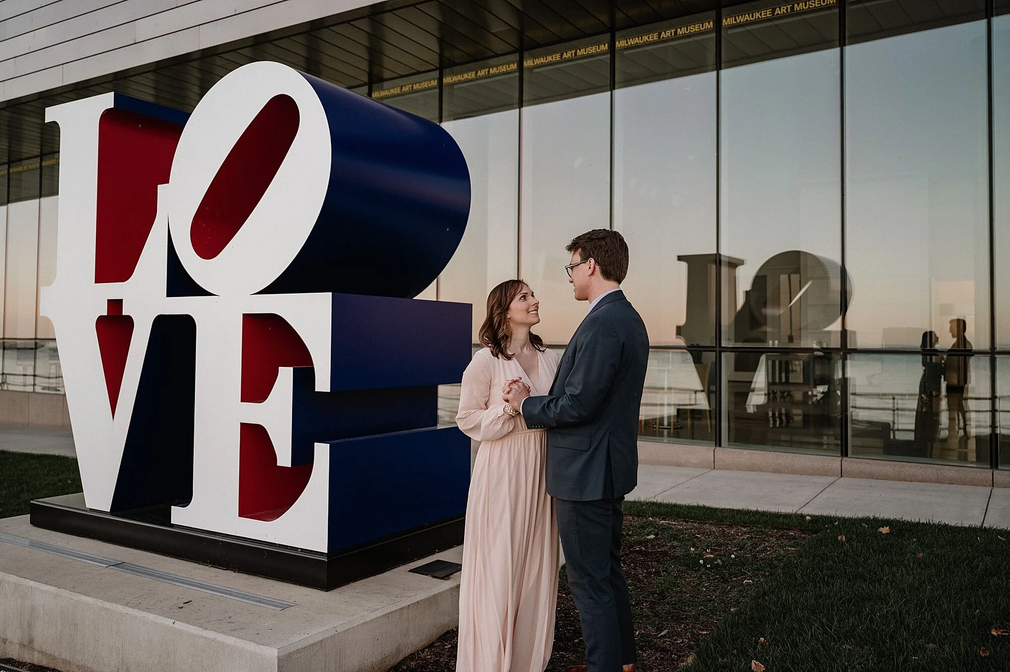 MKE engagement session Married in Milwaukee lakefront sunset best covid couple photographer1023.jpg