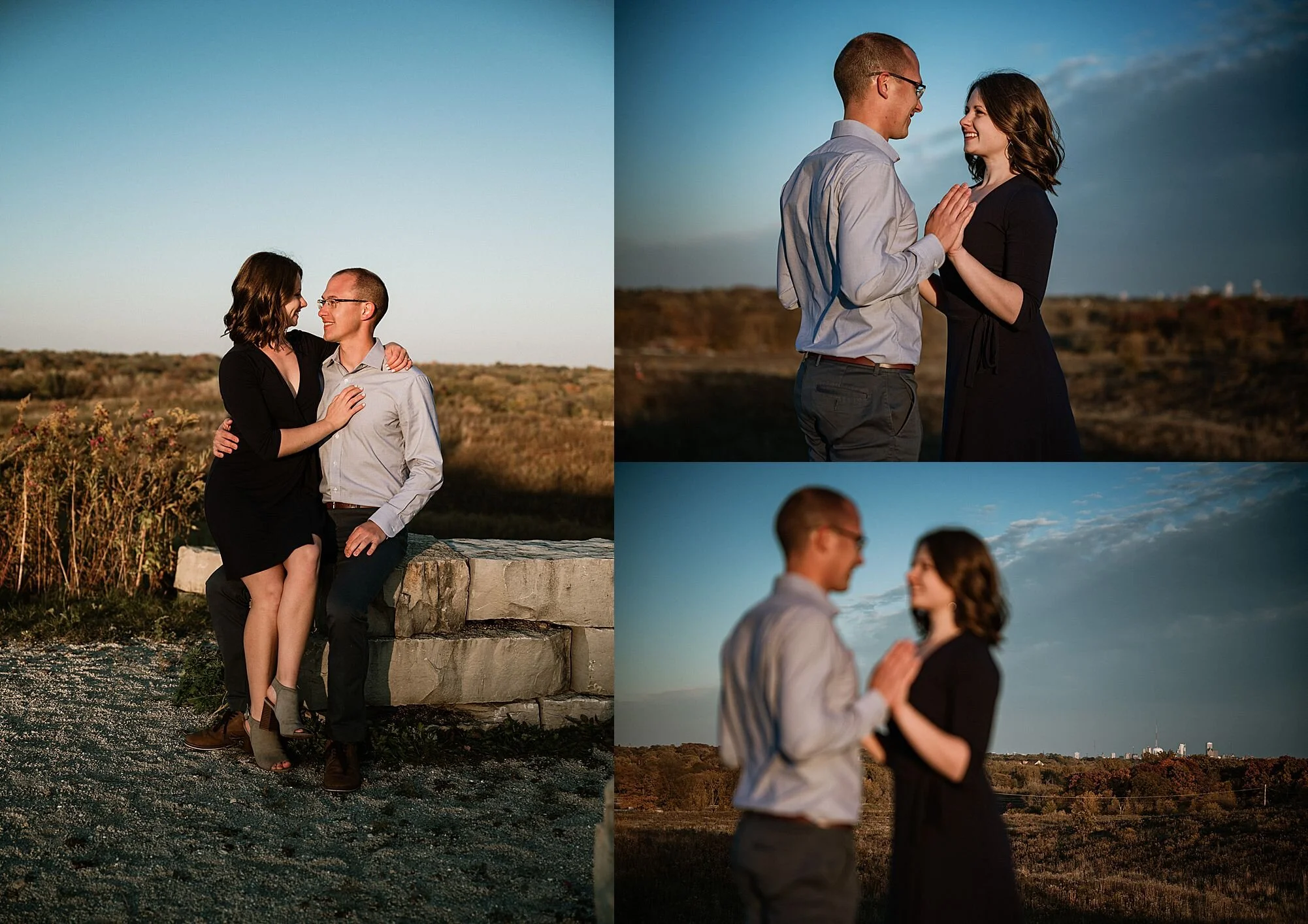 MKE engagement session Married in Milwaukee Wauwatosa fall colors Wisconsin hoyt part walking bridge 1121.jpg
