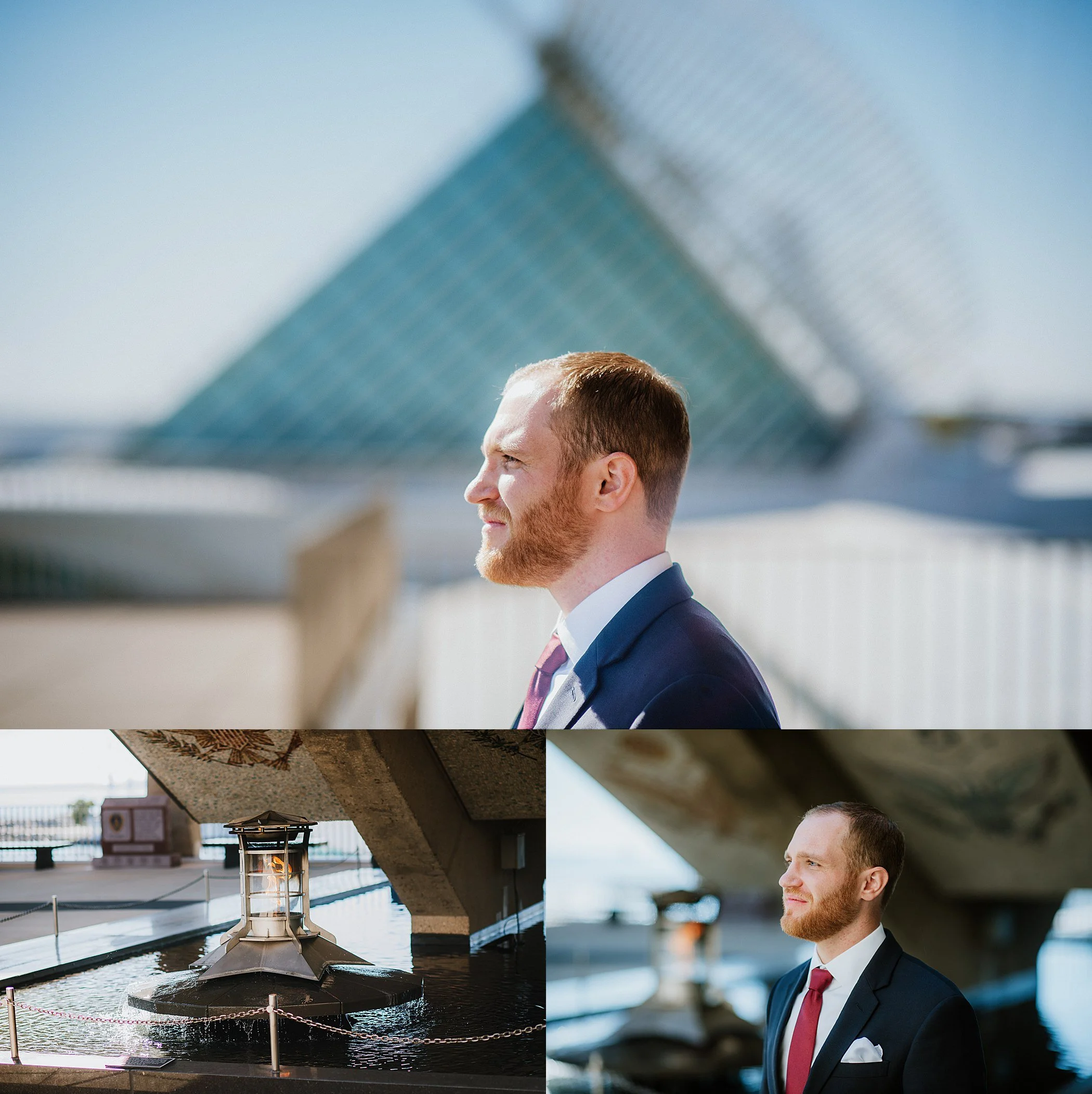 Married in Milwaukee War Memorial Art Musuem Calatrava Walkers Point Bottle House 42 MKE Wedding Anodyne Coffee Cream City Brick_1393.jpg