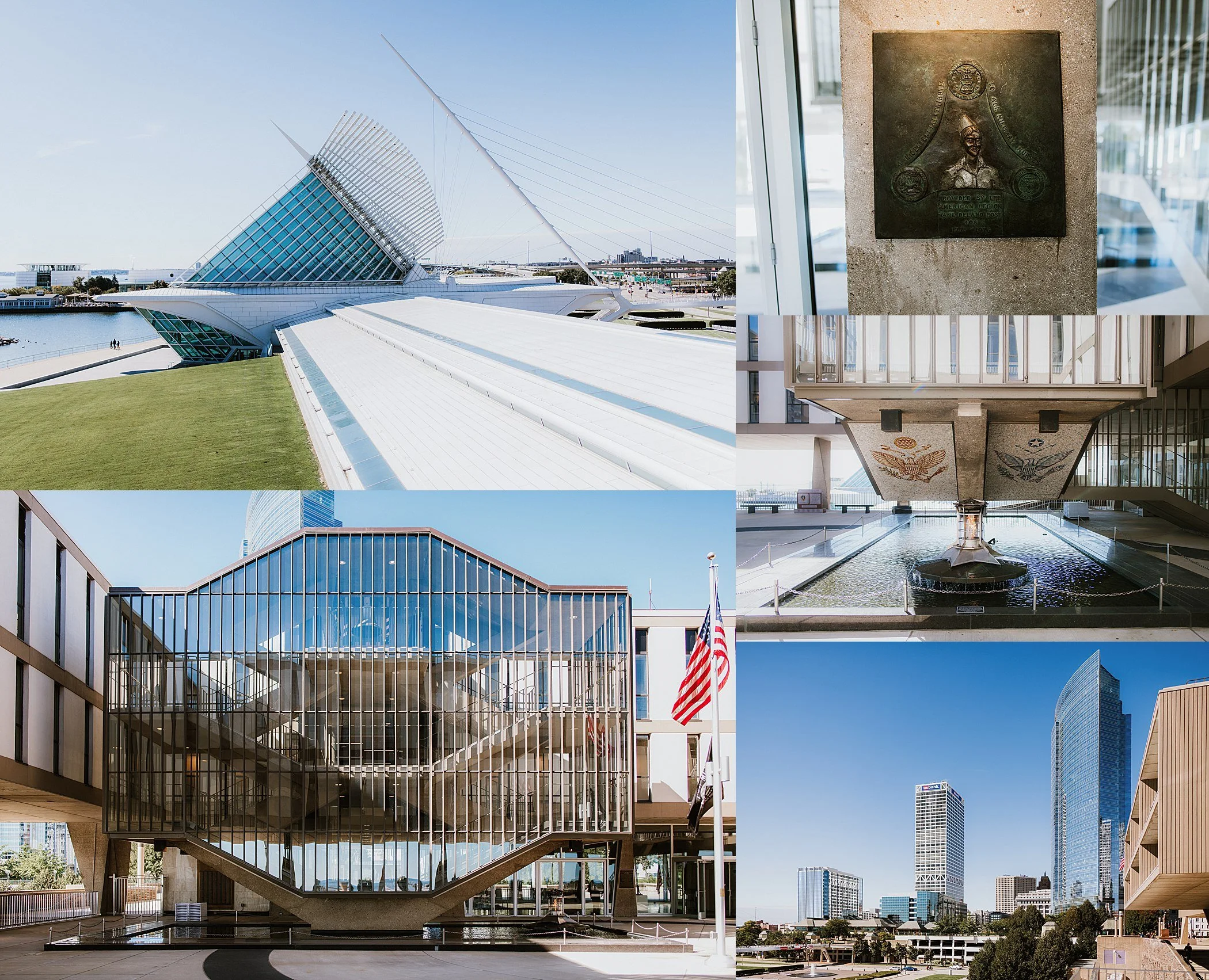 Married in Milwaukee War Memorial Art Musuem Calatrava Walkers Point Bottle House 42 MKE Wedding Anodyne Coffee Cream City Brick_1403.jpg