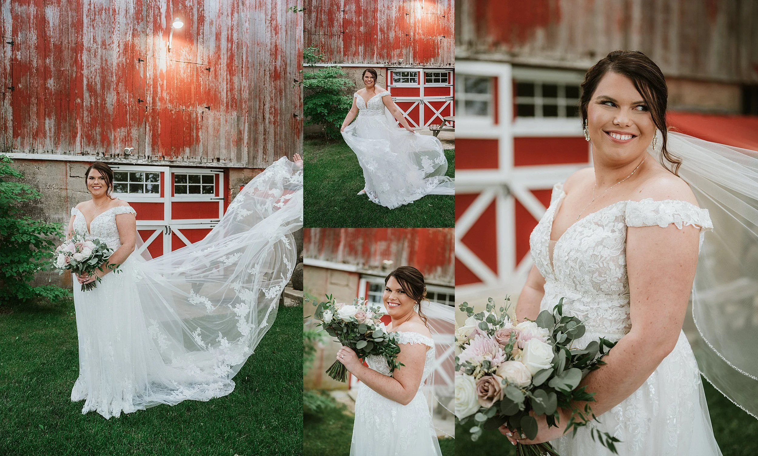 RoostMKE Married in Milwaukee Mapleton Barn Wedding Outdoor Wisconsin bride and groom lightsaber duel_0073.jpg