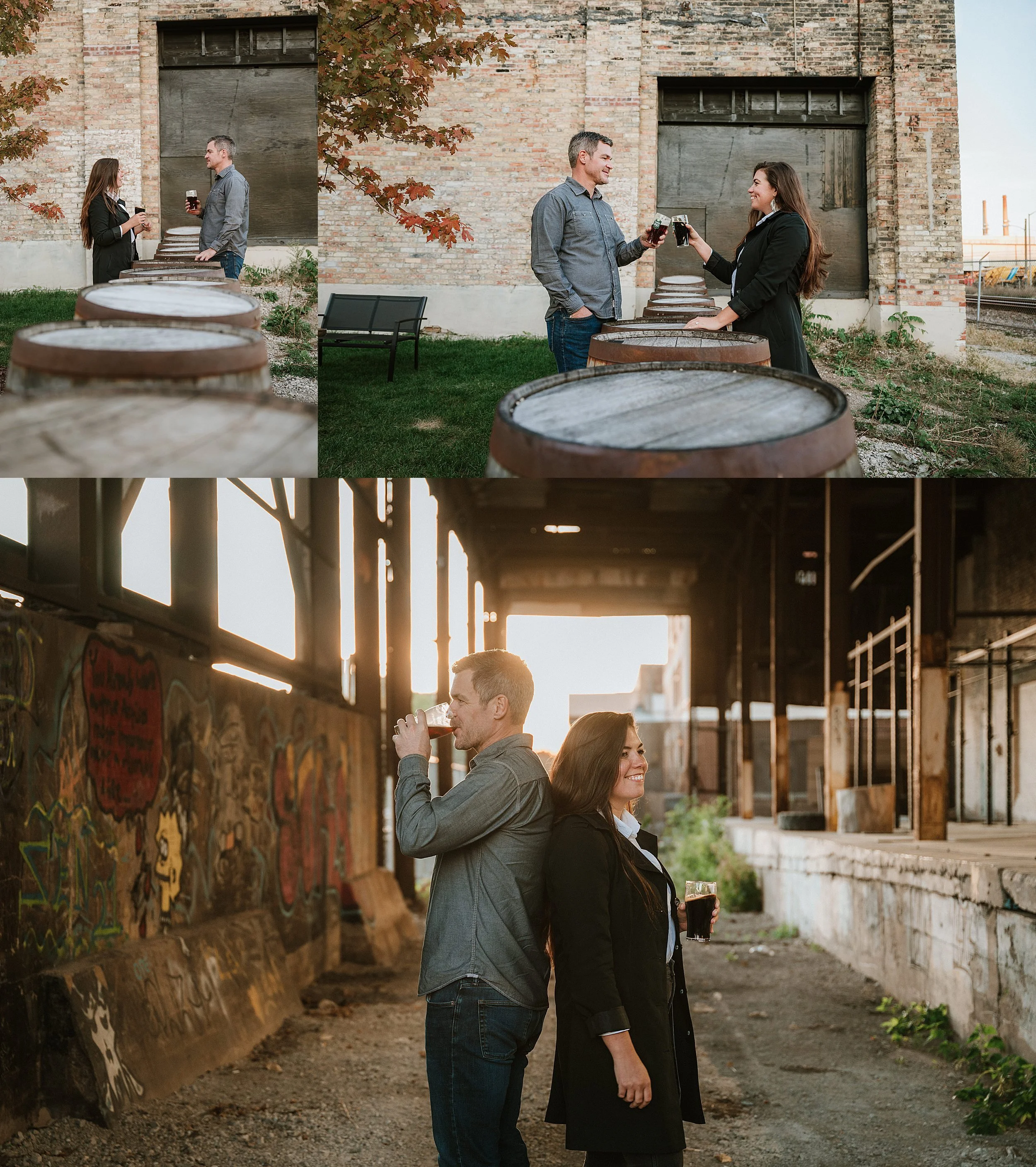 RoostMKE Married in Milwaukee Third Space Brewery Golden hour urban engagment session_0348.jpg