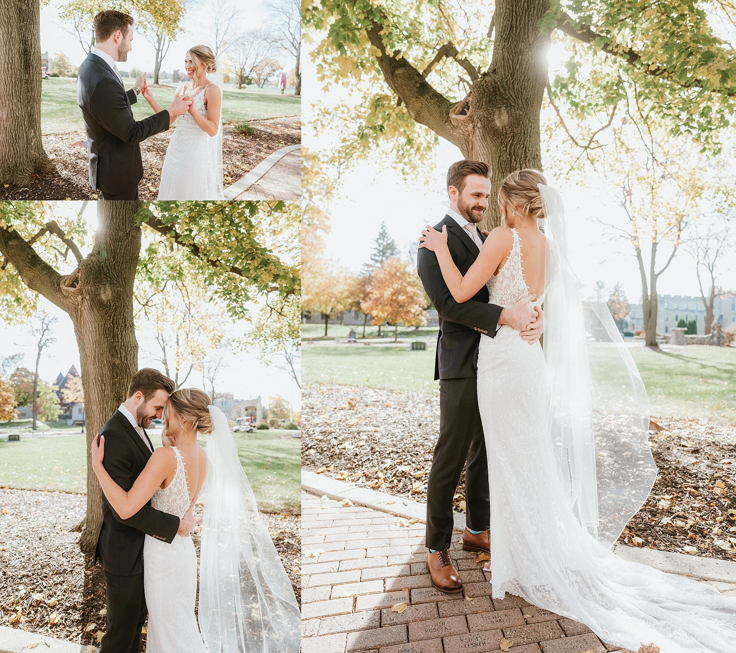 RoostMKE Married in Milwaukee Wedding Collective Delafield Hotel St John's military acadamy Victory chapel golden hour bride and groom first look dance _1011.jpg