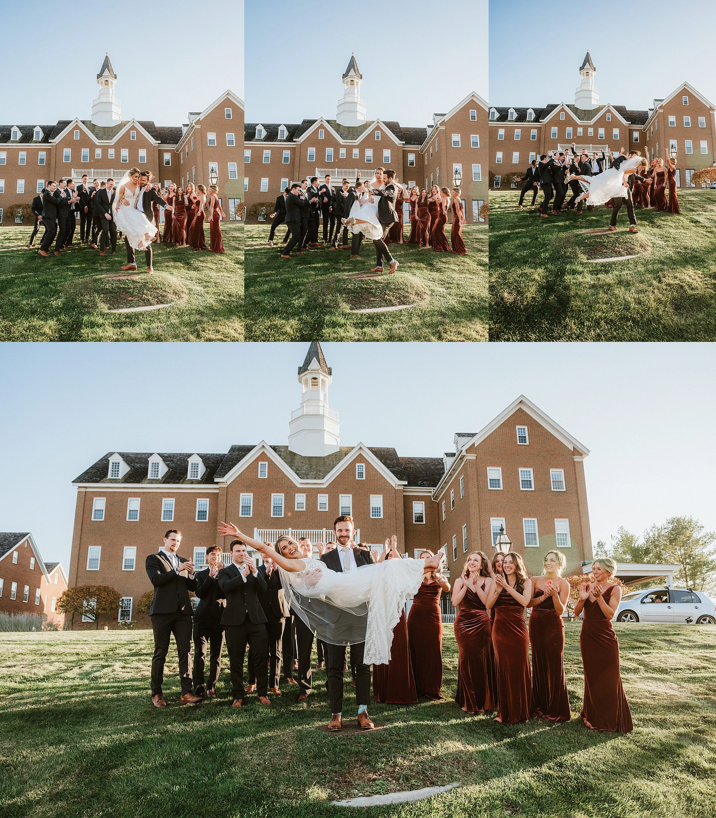 RoostMKE Married in Milwaukee Wedding Collective Delafield Hotel St John's military acadamy Victory chapel golden hour bride and groom first look dance _1030.jpg