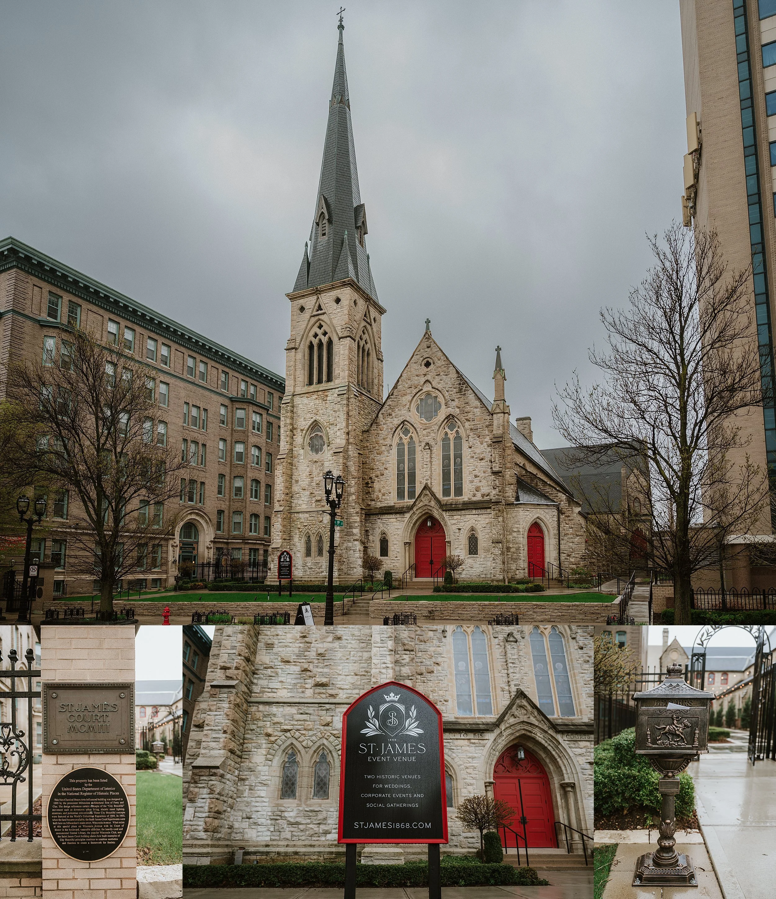 RoostMKE Married in Milwaukee Wedding St james 1868 bride and groom champagne toast first dance first look_1489.jpg