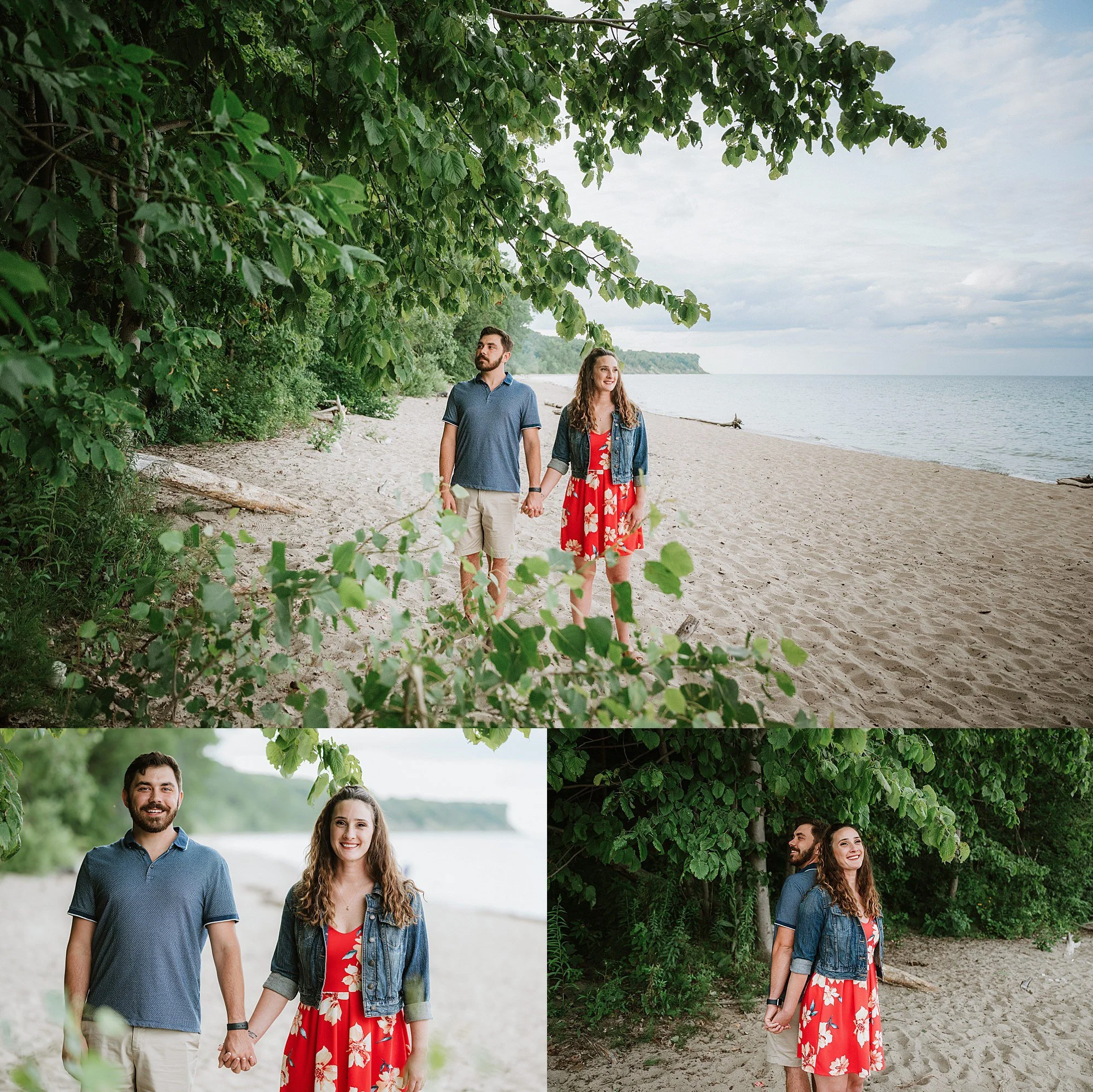 RoostMKE Married in Milwaukee Wedding CollectiveSeven Bridges Sunset Beach Engagement Session 2574.jpg