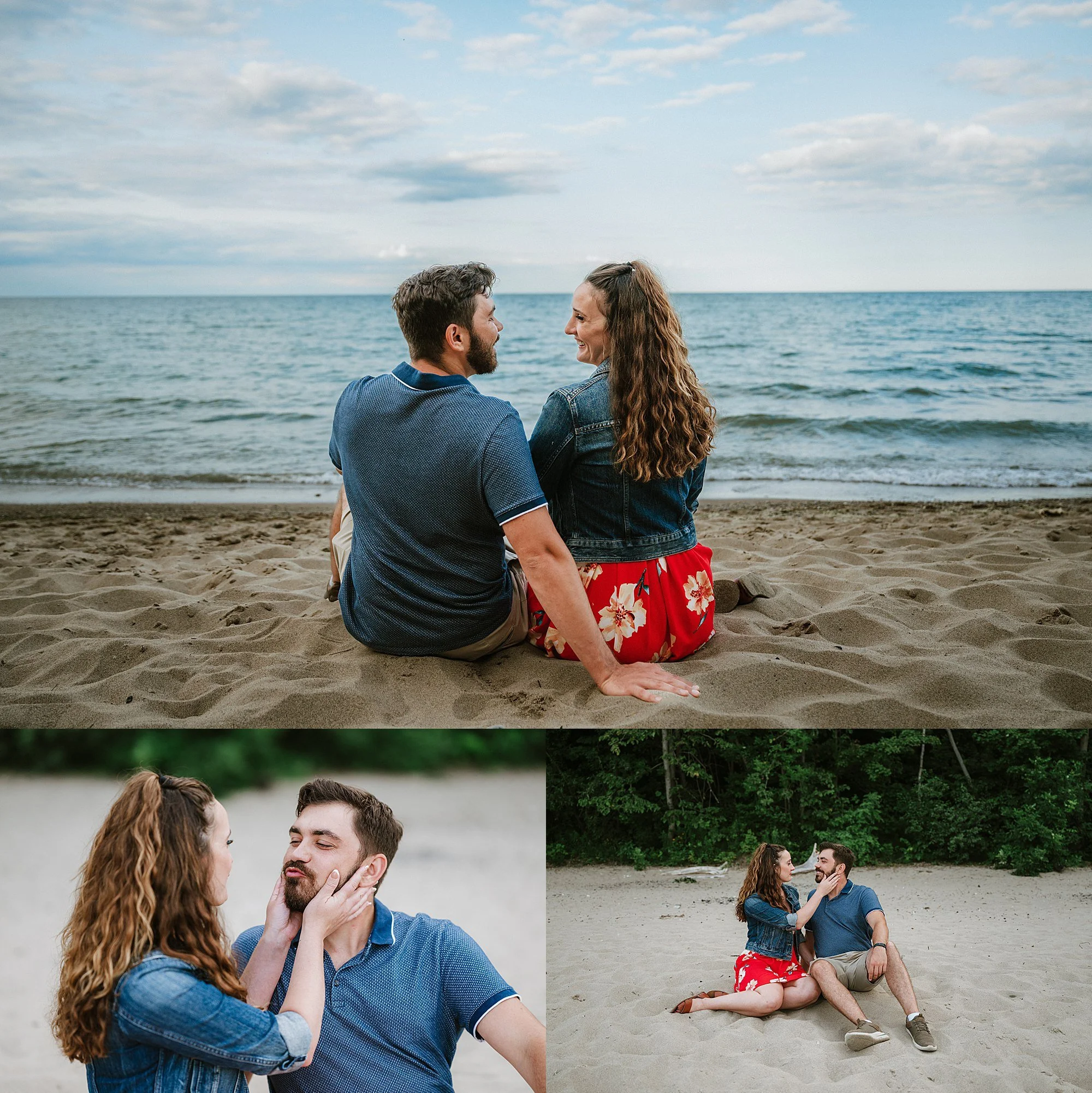 RoostMKE Married in Milwaukee Wedding CollectiveSeven Bridges Sunset Beach Engagement Session 2576.jpg