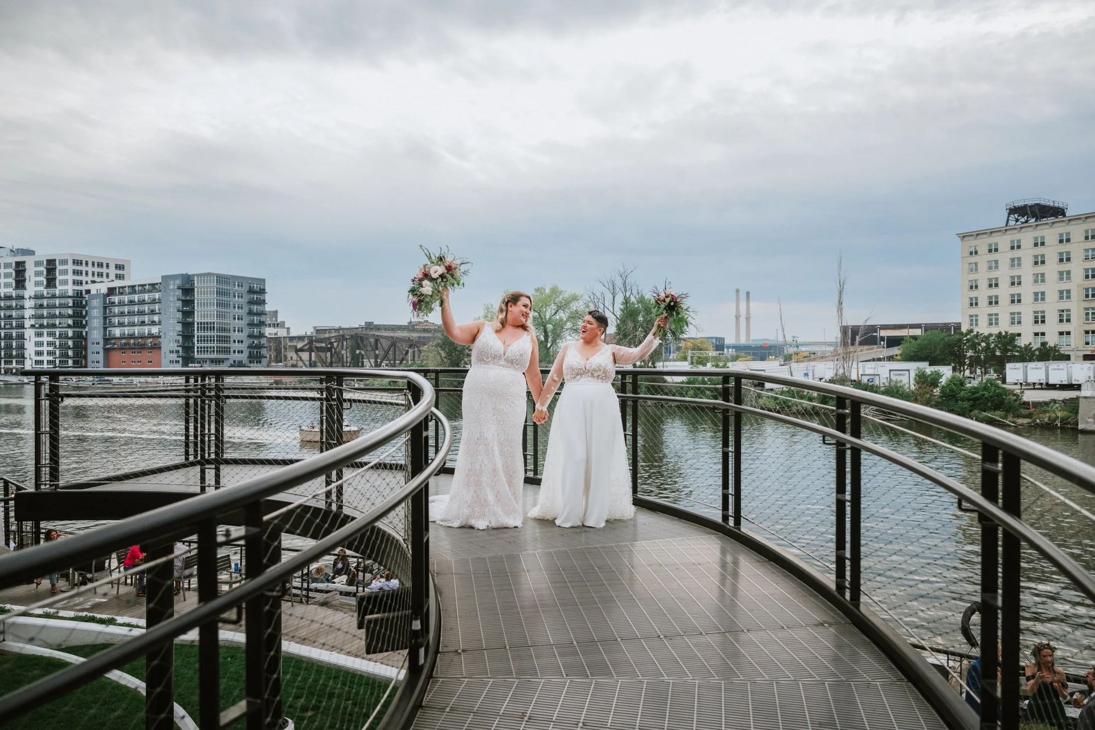 RoostMKE Married in Milwaukee Wedding Collective Black Swan Riverwalk Cabria Hotel Drag Queens LGBTQ Wedding 072.jpg