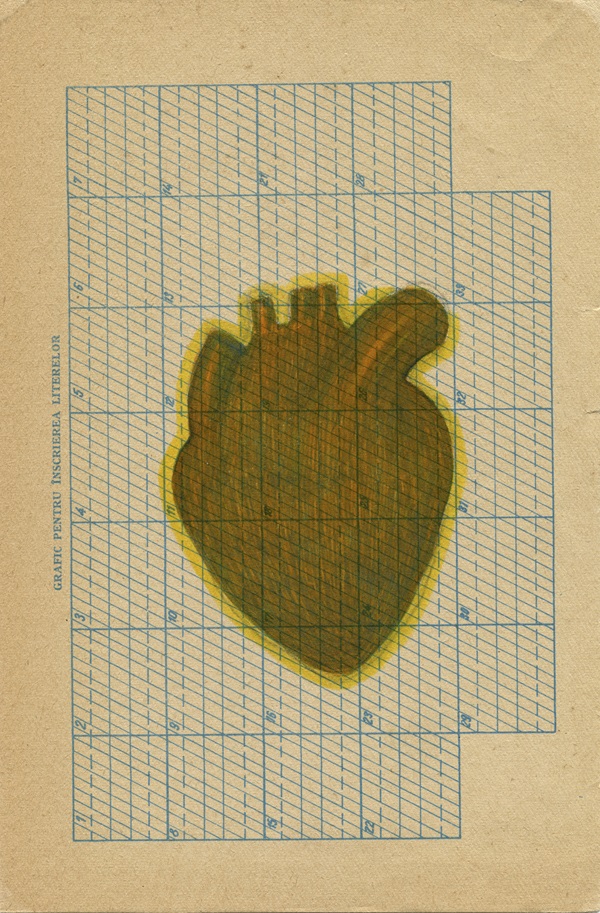 PAPER HEART (2014) felt pen on paper, 23 x 15 cm