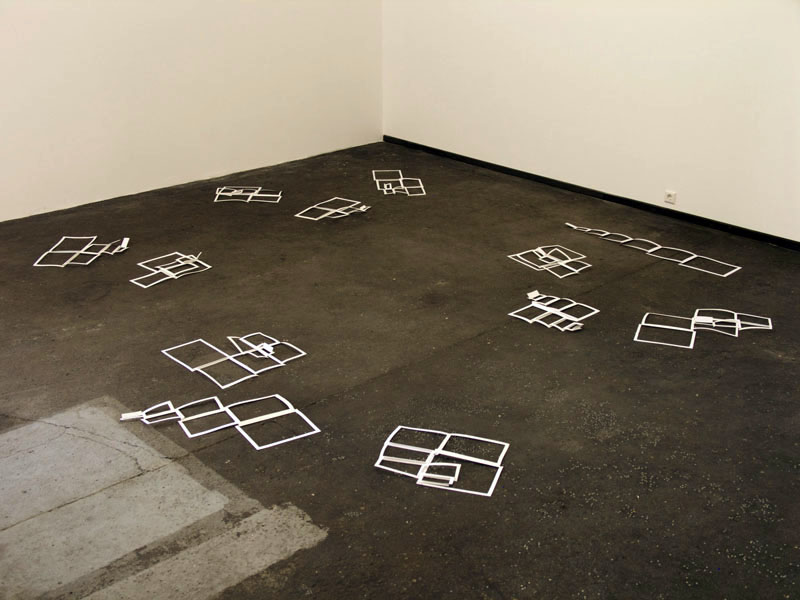 PAGES - SPREAD (2009) Paper Installation view: Tanas Space, Berlin, Germany