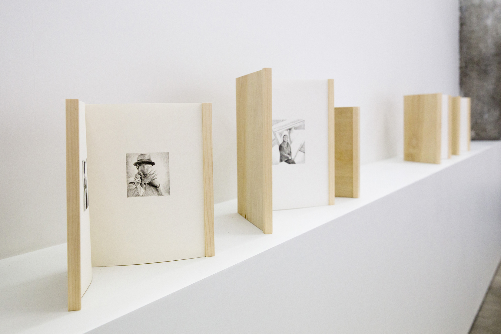 PAIRS (2012-2015) drawing, pencil on paper, dimensions variable, Exhibition view, Image copyright: Galeria Plan B, Cluj