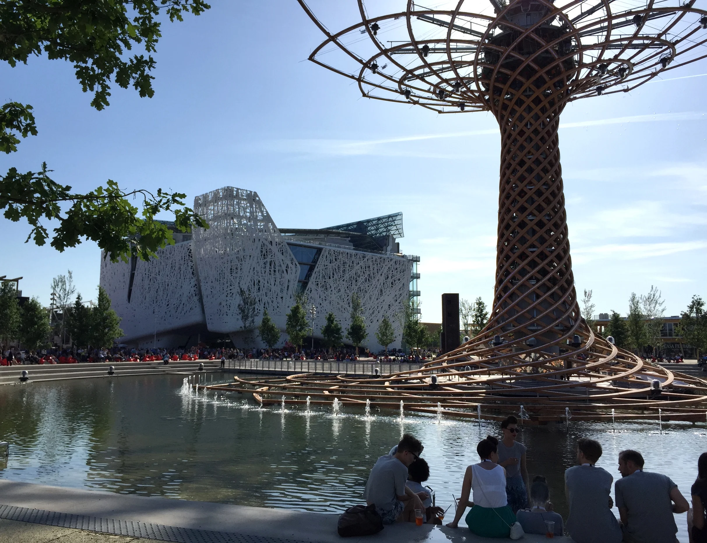 Enjoying the day at EXPO MILANO 2015. 