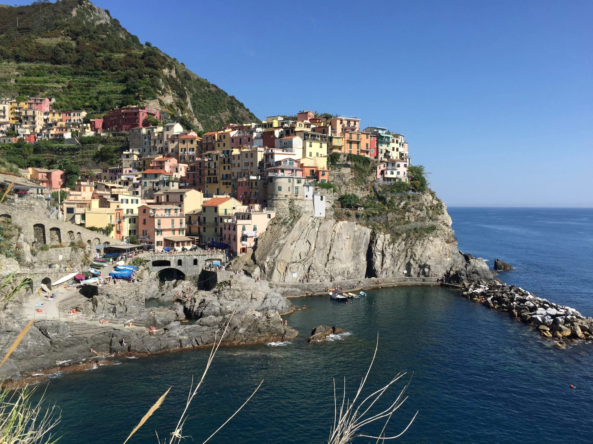 Hiking to bellisima Manarola
