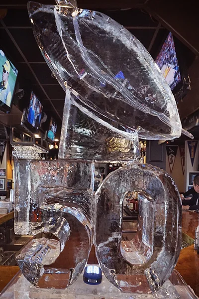 The Super Bowl 50 Lombardi Luge