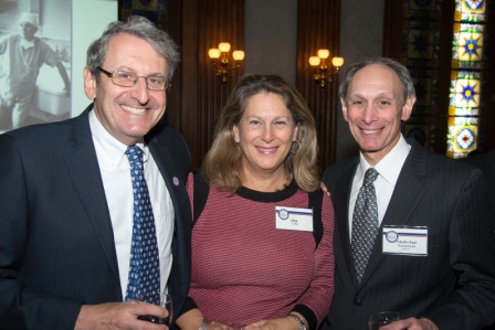 From left to right, Martin Kanovsky, M’78, INT’79, RES’81, FEL’83, his wife Ellen Teller, and Charles Paul Kimmelman, RES’79.
