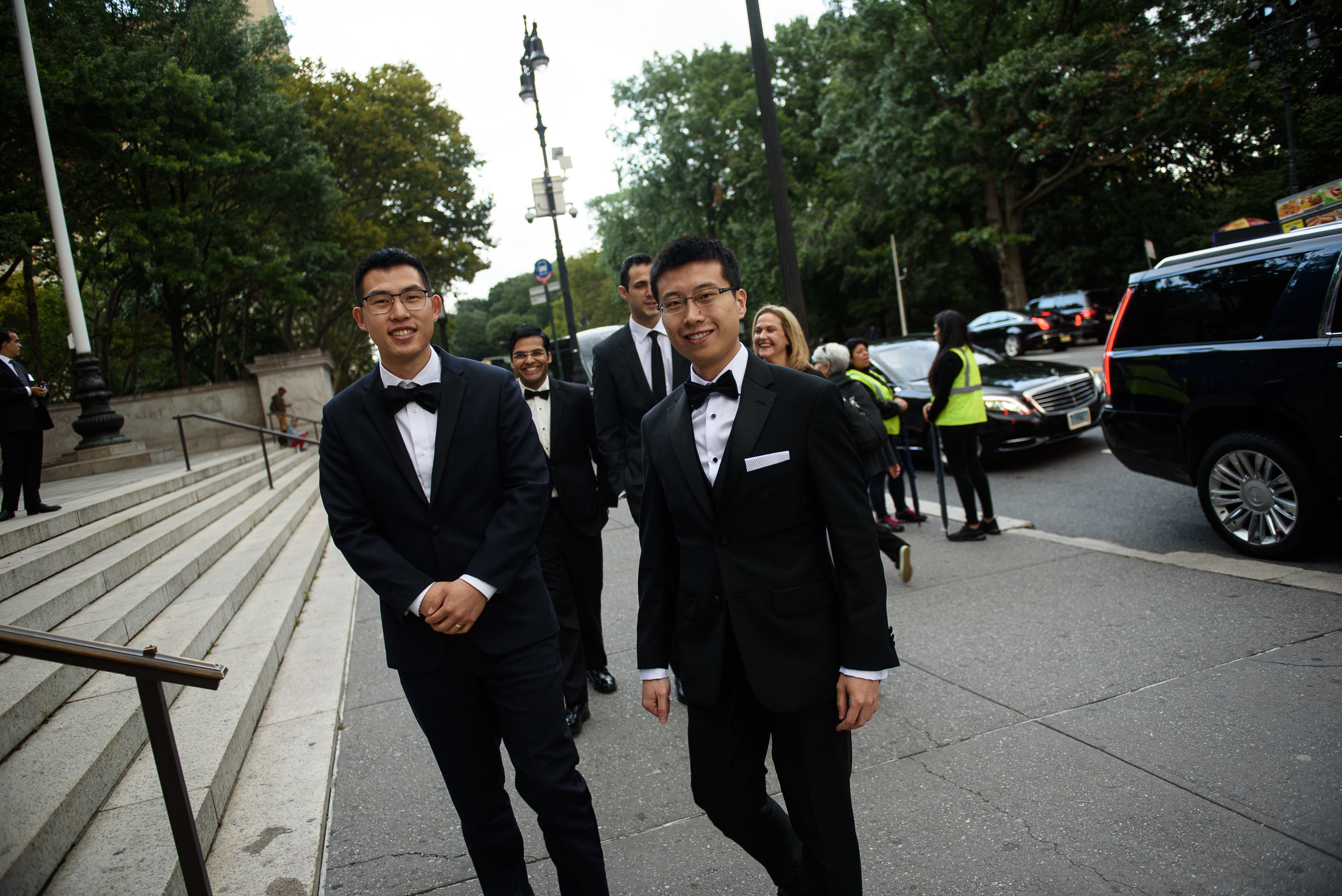   from left   Edward Chuang and Jinyang Li  