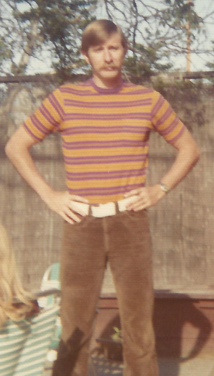 My hair still pretty short in 1969