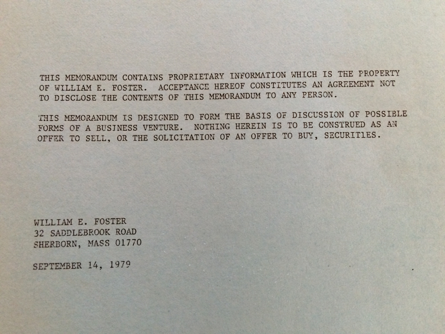 Gaston Snow's boilerplate