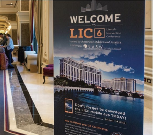 Pull up banner in main lobby. Photo credit: behavioralsightings.com